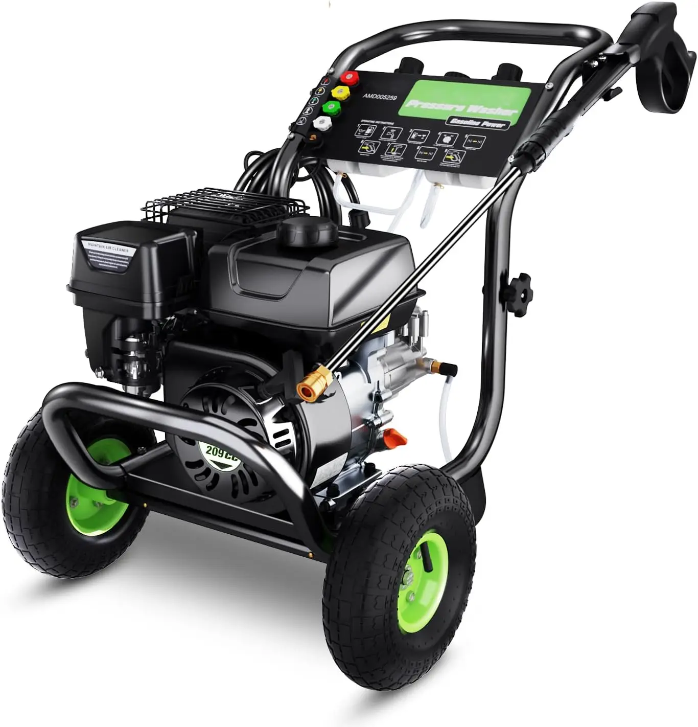 4200PSI Pressure Washer 3.0GPM Gas Power Washer 209CC Gas Powered Washing Machine Commercial High Pressure Washer 2