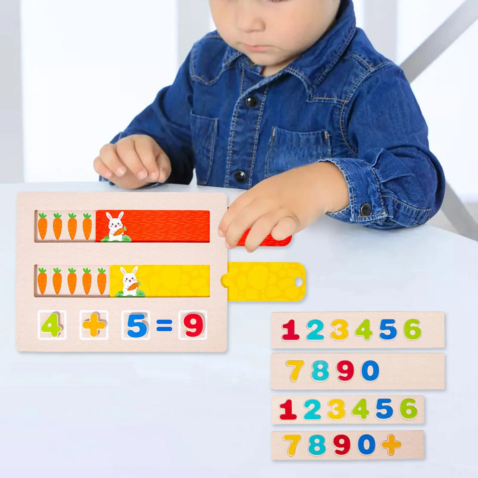 Brinquedo de contagem de números matemáticos, desenvolvimento cerebral para meninos e meninas, aniversários, crianças