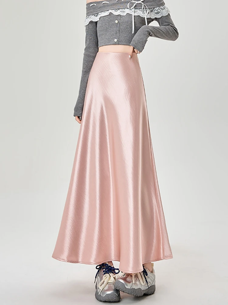 

Summer High Waist Solid Color Slim Women Skirt Black Apricot Pink Korean Tight-Hip Skirt Simple Basic Fashion Casual Woman Skirt