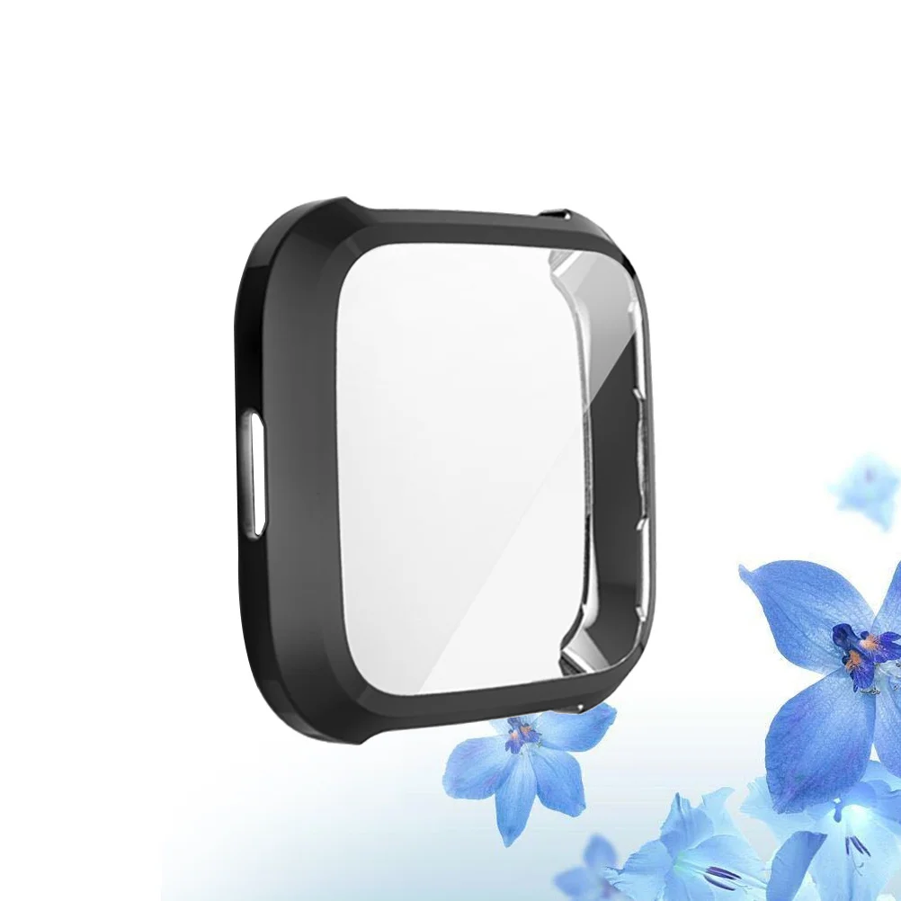 Antiarañazos para cubierta de marco protector, funda de reloj, marco de cubierta de reloj de parachoques duradero negro