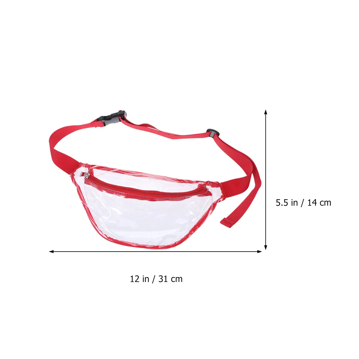 

Waterproof Fanny Pack Lightweight Women Men Beach Travel Adjustable Belt Transparent Fashion Sack Hip Bag Storage Phone Keys