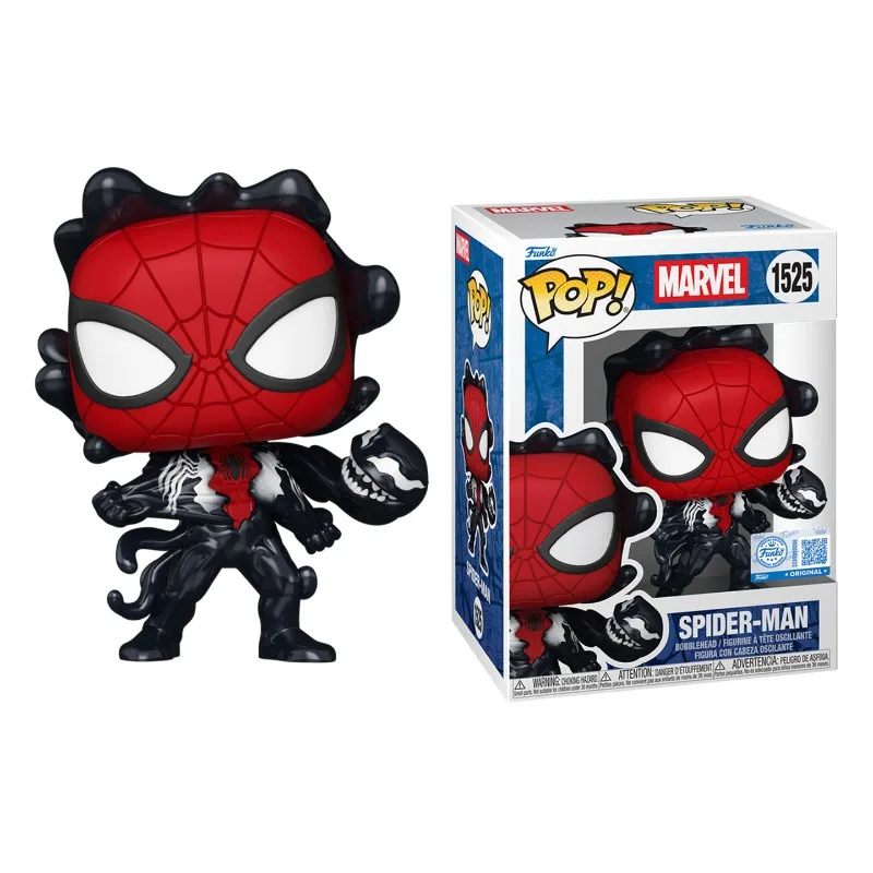 Funko POP Original Marvel Anime Figur Spider-Man 1525, Actionfigur, Spielzeug für Jungen und Mädchen, Geschenk, Sammlerstück, Modellornamente