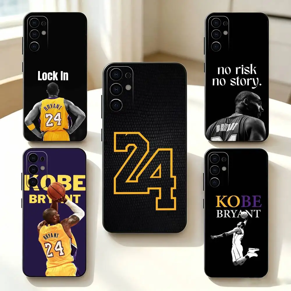 Star Kobe B-Bryant   Phone Case For Samsung S25,S24,S21,S22,S23,S30,Ultra,S20,Plus,Fe,Lite,Note,10,Black Cover