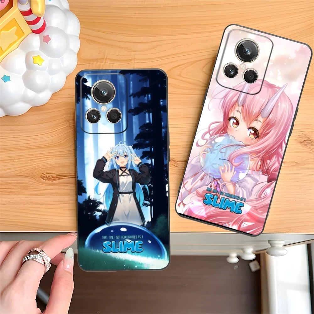 Slime Tensura Rimuru Mobile Phone Case for Realme GT 2 9i 8i 7i Pro X50 X2 C35 C21 C20 C11 C3 Black Soft Phone Cover Shell