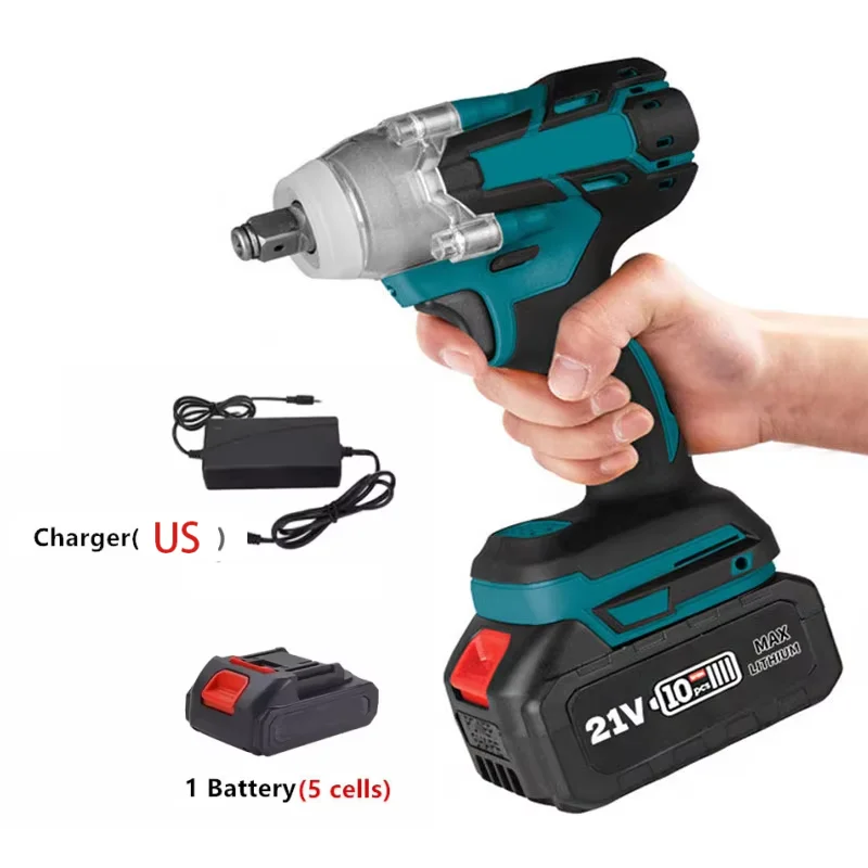 American wire gauge Cordless Electric Impact Wrench Power Tool Brushless Electric Wrench Hand Drill with Battery