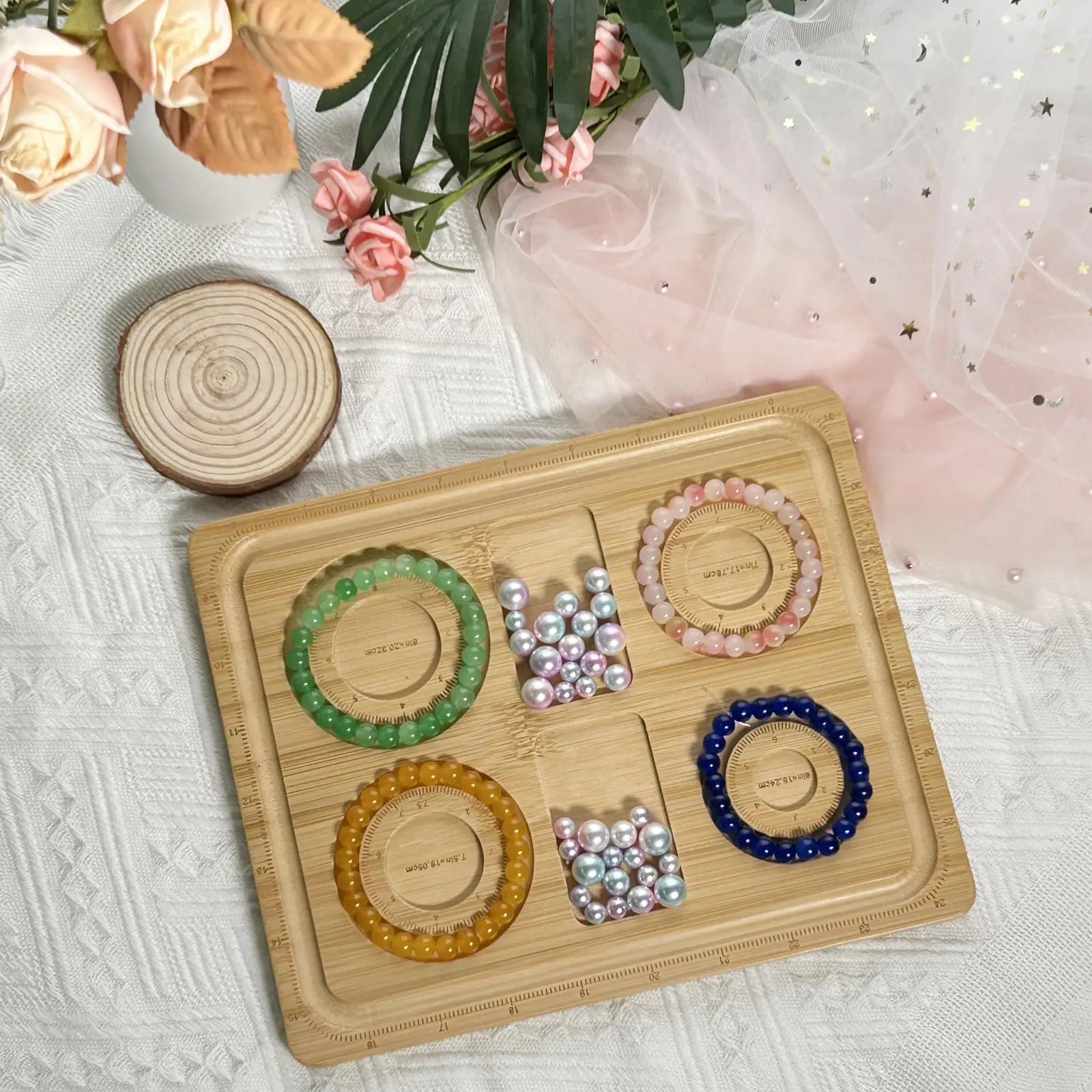 

Beading Board Reusable Jewelry Tray Organizer for Earring Bracelet Necklace