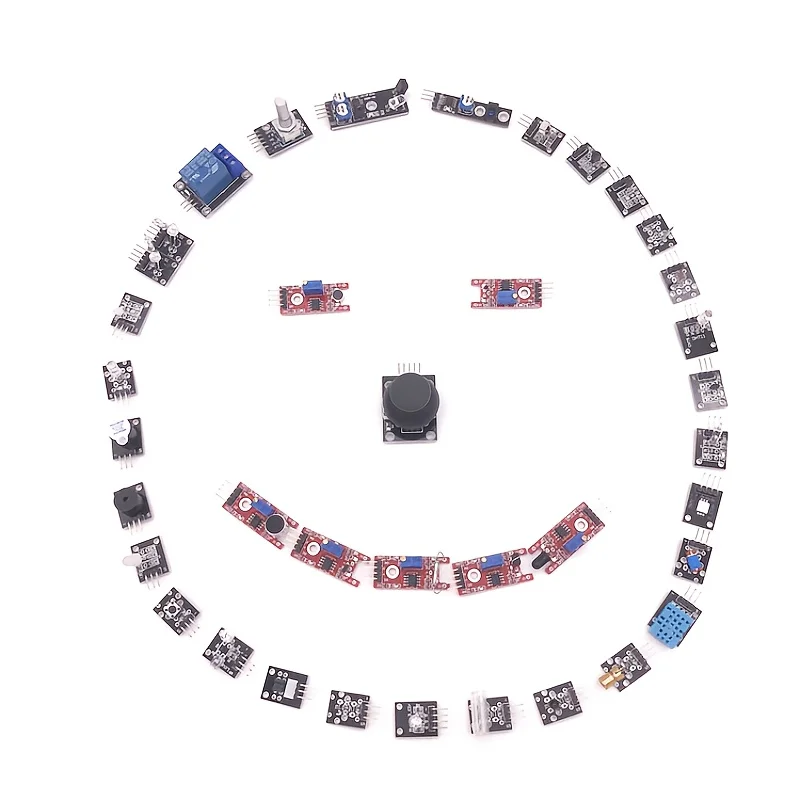 37-in-1 Sensor Module Starter Kit–Ideal for Robotics Projects, Compatible with Arduino, Perfect for DIY Electronics Enthusiasts