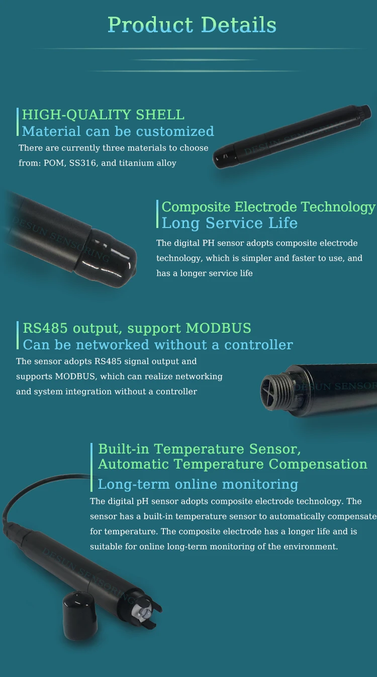 Electrodo para piezas de repuesto de PH para PH