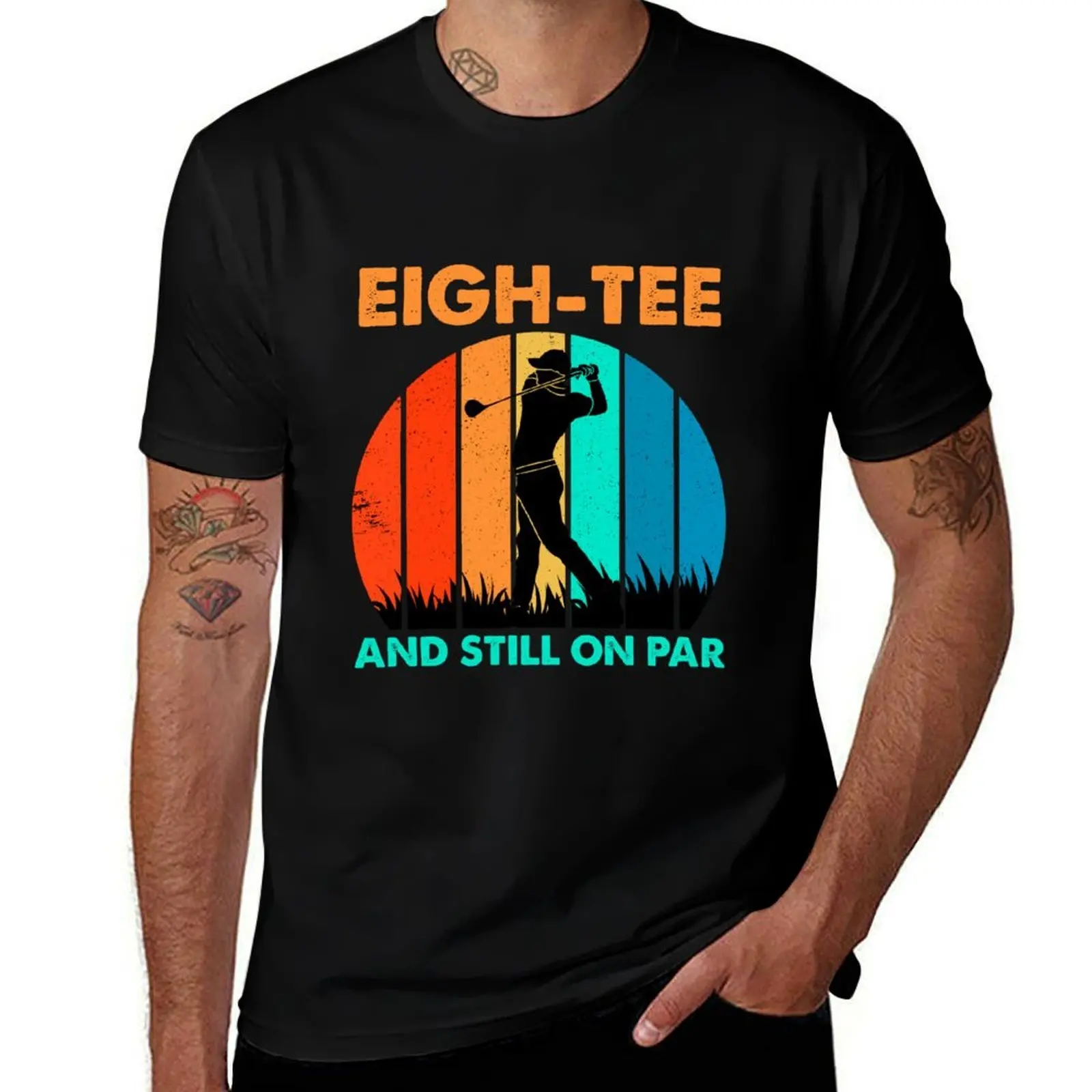 

Funny 80th Birthday Golf Pun Golfing 80 Year Old Golfer Tee T-Shirt man t shirt luxury T-Shirt
