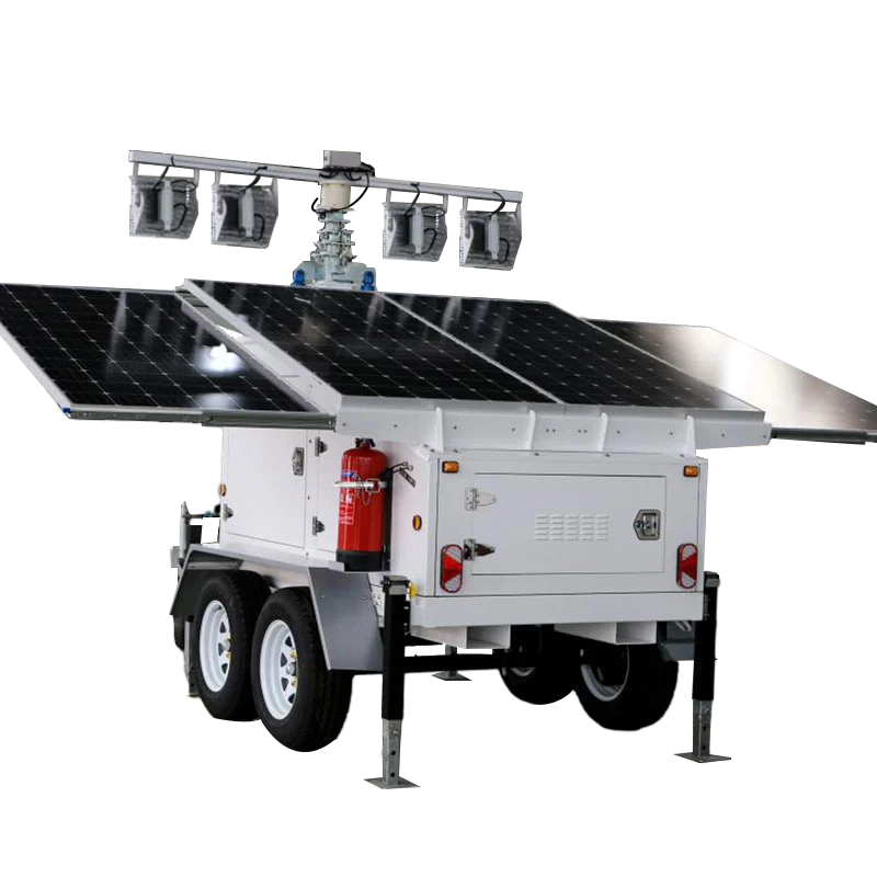 Durable Mobile Light Tower  Alloy Mast Anti-Wind Anti-Shock Long-Term Outdoor Industrial Application Lighting Custom