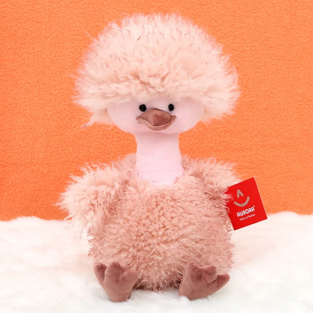 Creative PP Cotton Curly Duck Plush Fluffy Lovely Cartoon Duck Doll Soft Kawaii Home Decor