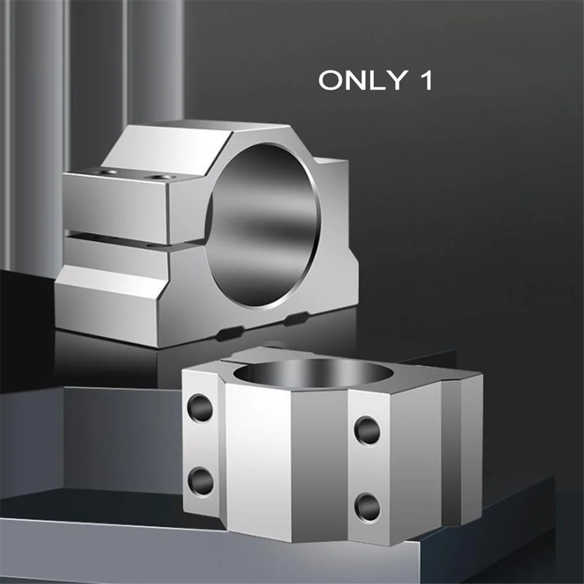 65 мм монтажный кронштейн зажима двигателя шпинделя с ЧПУ, опора крепления двигателя шпинделя с 4 винтами, для гравировки фрезерного станка с ЧПУ HGC