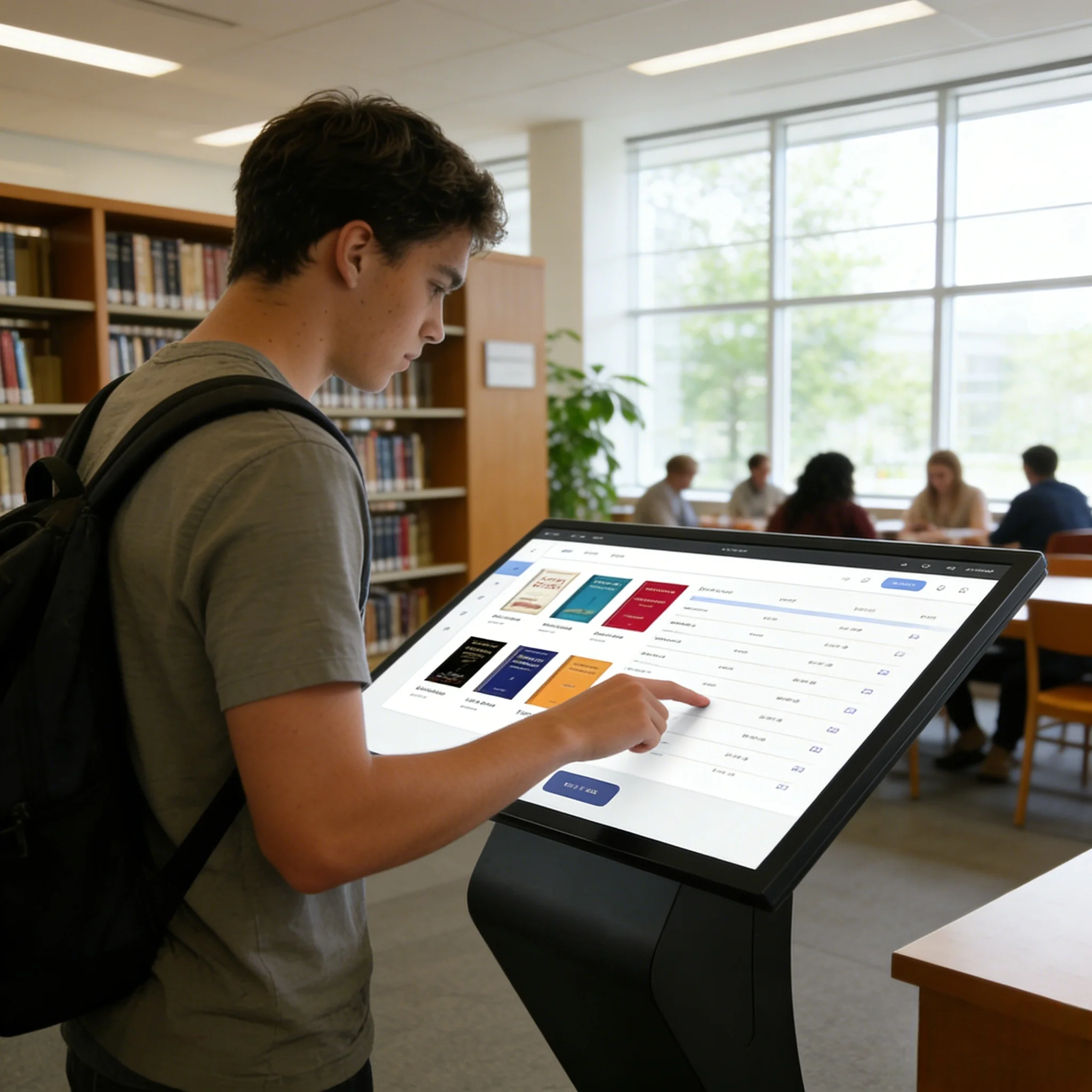Terminal | High-Definition LCD Touch Screen All-in-One for Subway Indoor Use K Type Wall-Mounted Self-Service Inquiry