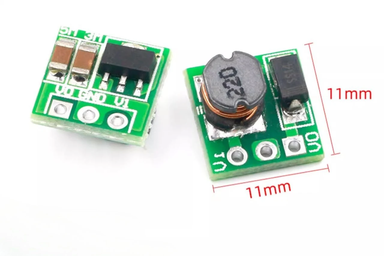 1pcs/lot DC-DC 0.9-3.3V to 3.3V 500mA 0.9-5V to 5V Mini Step Up Boost Power Module DC to DC For Arduino Voltage Converter Module