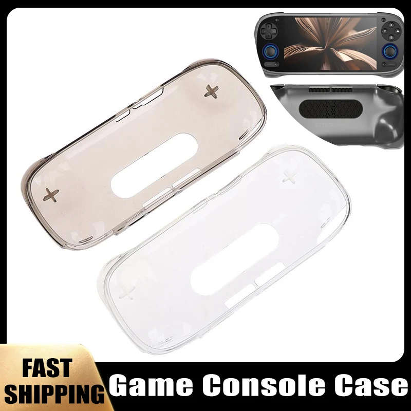 

Прозрачный защитный чехол для игровой консоли для портативного нескользящего мягкого защитного чехла Retroid Pocket 5, аксессуары