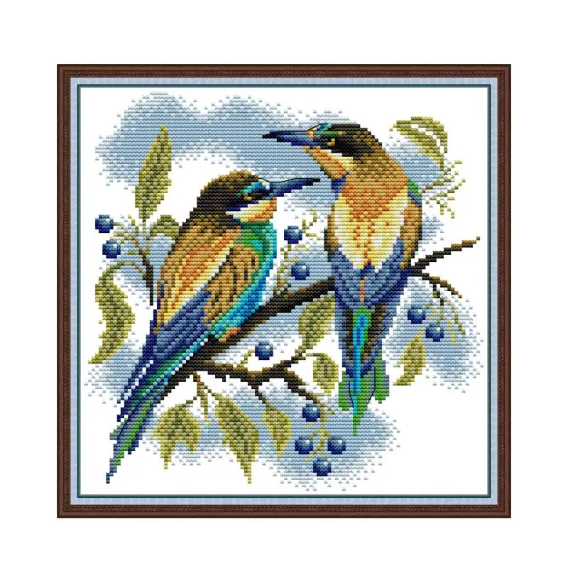 

Набор для вышивки крестом Kingfisher, Вышивка, Холст, Рукоделие, Вышивка крестиком, Аида, 14ct, 11ct, График