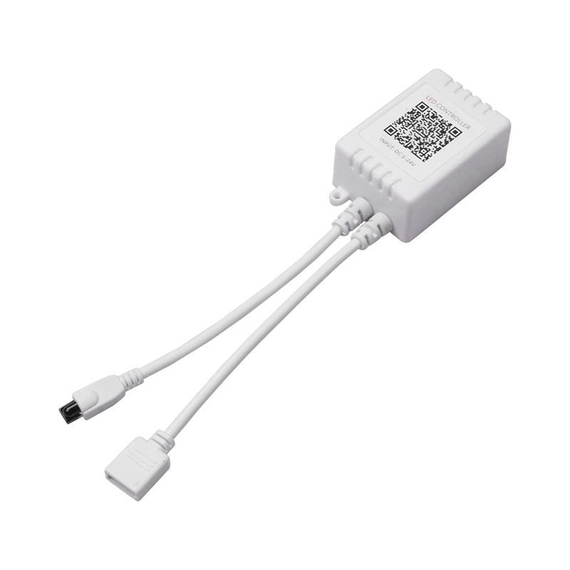 ไฟ LED ขนาดเล็กแบบบลูทูธ + ตัวควบคุมเส้นไฟ RGB แบบอินฟราเรดระบบไร้สายควบคุมด้วยสมาร์ทโฟนไฟฟ้ากระแสตรง4.5-26โวลต์144วัตต์สำหรับแถบ RGB