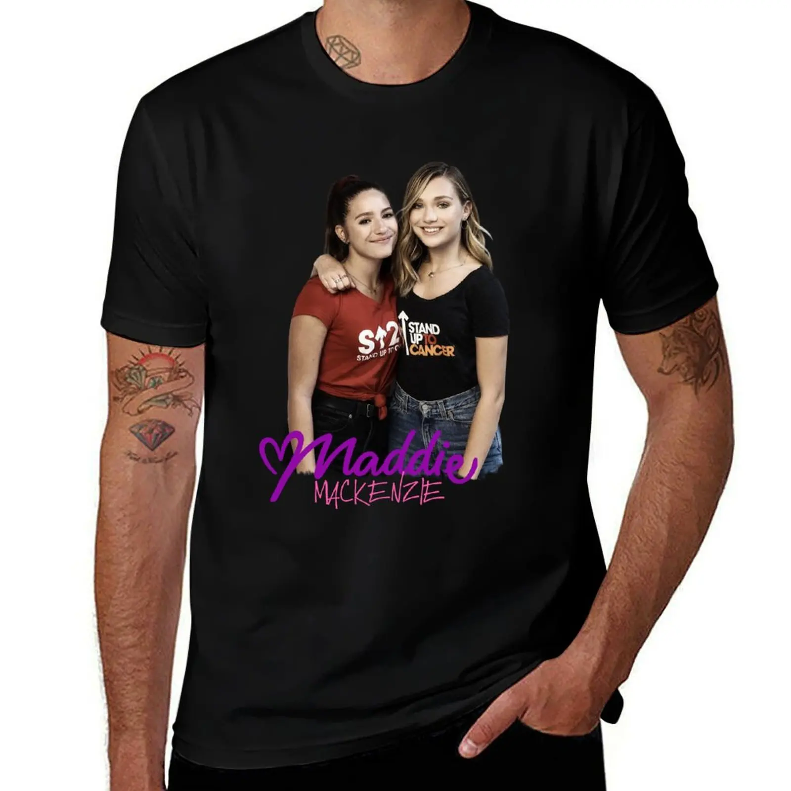

Maddie & Mackenzie Ziegler T-Shirt man t shirts cotton man tshirt men t shirt cotton 100% T-Shirt