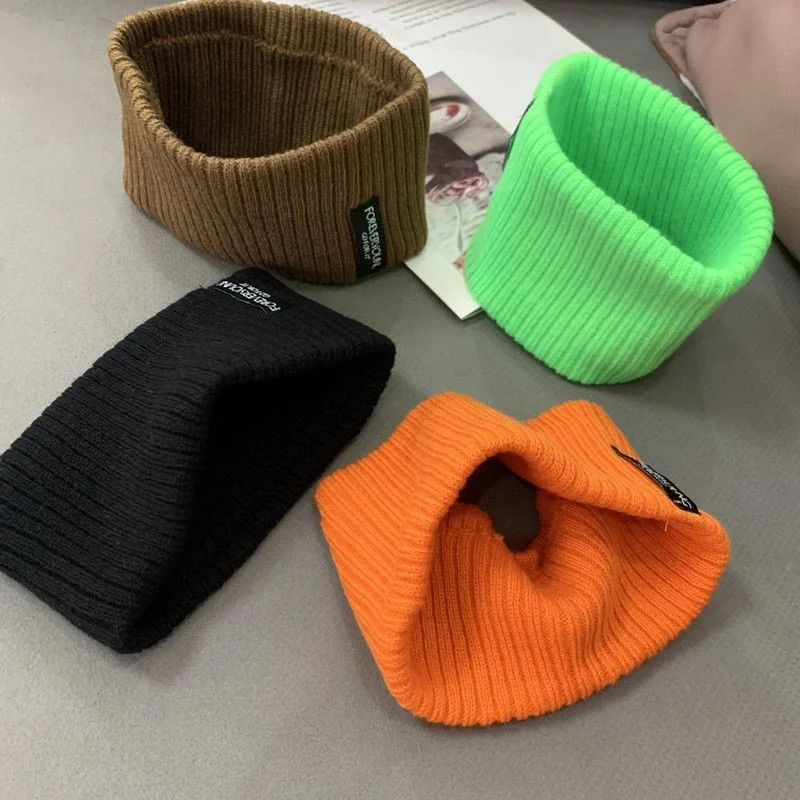 Fashion Women Knitted Sports Headband Winter Warm Wide Headband Headwrap Girls Solid Color Elastic Sports Hair Bands Headwear