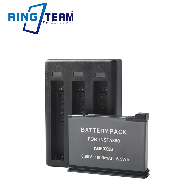 

3-Slot Charger for Insta360 X3 Battery - Fast Multi-Charging Compatible