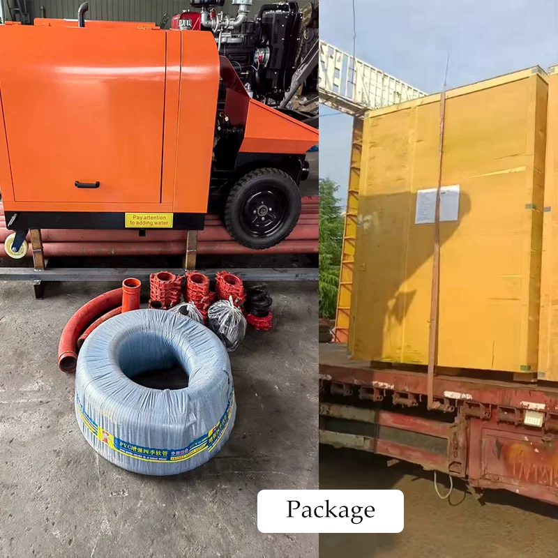Factory Sale Small Mobile Mini Remote Control Diesel Concrete Pump Long Distance Transport Concrete Pump Truck Customized view 6