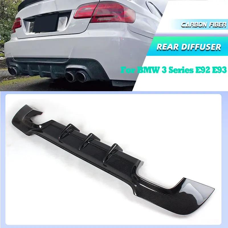

Диффузор заднего бампера автомобиля из углеродного волокна для BMW 3 серии E92 E93 M Sport Coupe Convertible 07-13 335i, диффузор заднего бампера