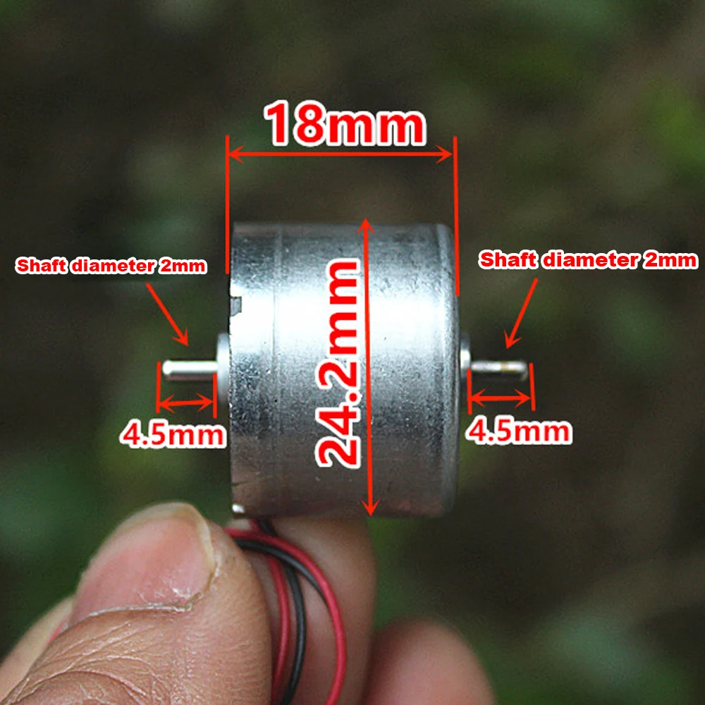 Dual Shaft DC 12V-24V 11700RPM Mini 310 Brushless Motor BLDC with Drive Double Ball Bearing Motor