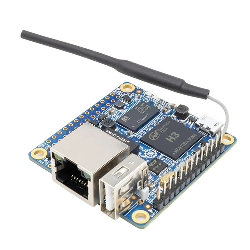 1 Piece H3 Quad-Core Open-Source Run Android 4.4 Ubuntu Debian Image Blue For Orange Pi Zero LTS Development Board