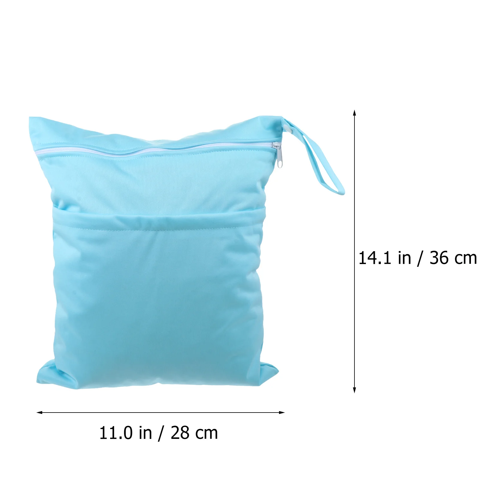 2 قطعة حقيبة تخزين حفاضات الطفل مقاوم للماء القماش حفاضات المنظم للحفاضات الرطبة الجافة المحمولة السفر الشاطئ اليوغا استخدام #3