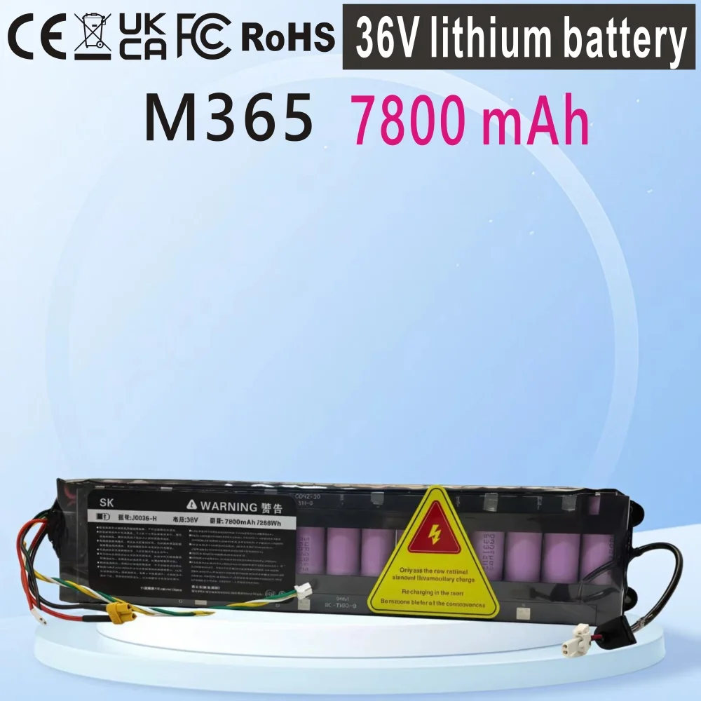 

2025 new 36V 7800mAh battery scooter battery pack 18650 NE1003-H battery communication interface compatible with Xiaomi M365
