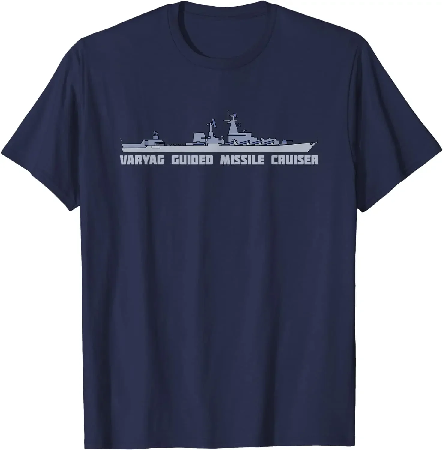 Russian Slava-class Varyag Guided Missile Cruisers T-Shirt 100% Cotton O-Neck Summer Short Sleeve Casual Mens T-shirt Size S-3XL