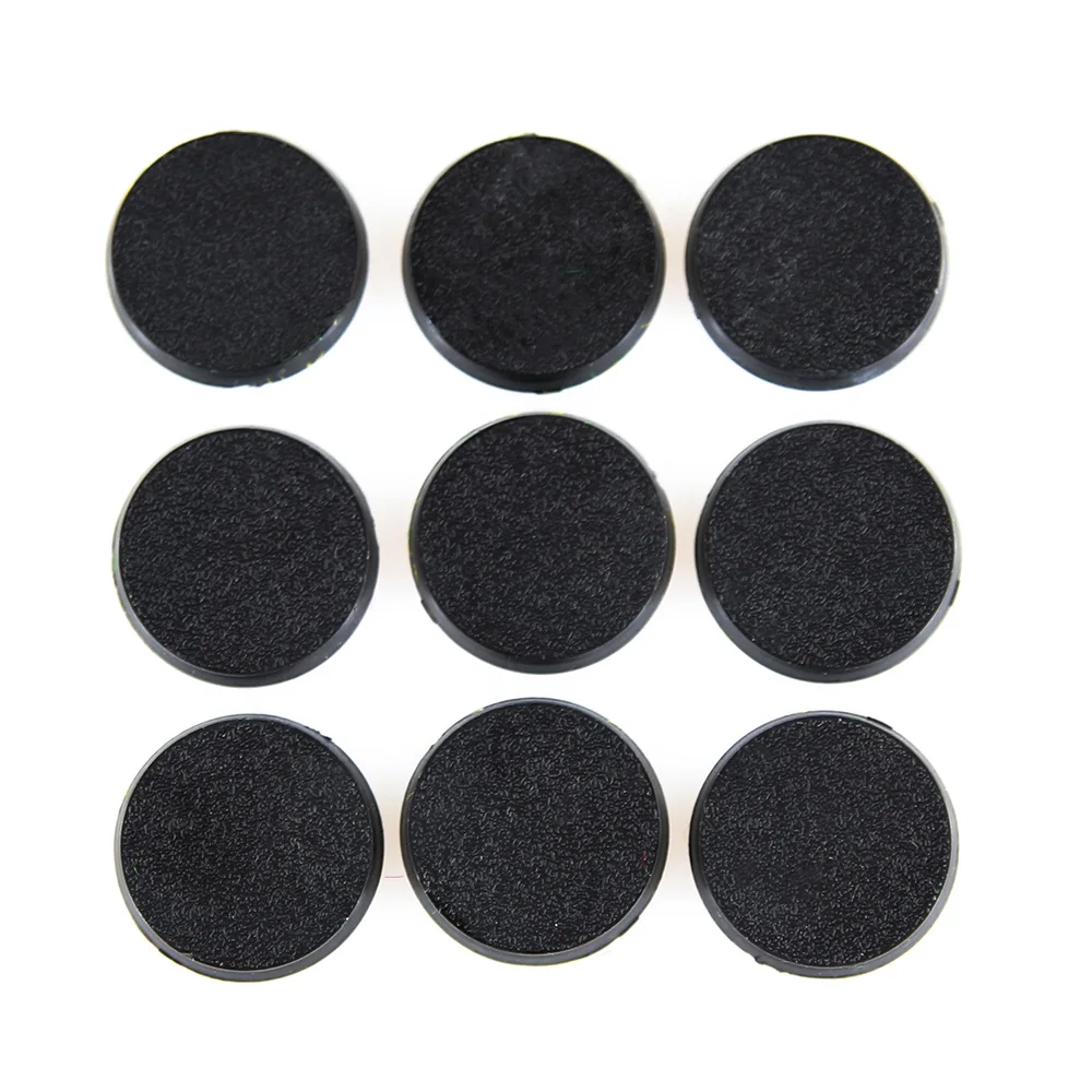 10 個 25 ミリメートルミニチュアウォーゲームベース ABS プラスチックおもちゃ Diy モデル作成/サンドテーブルレイアウト/テーブルベースキット/軍事風景