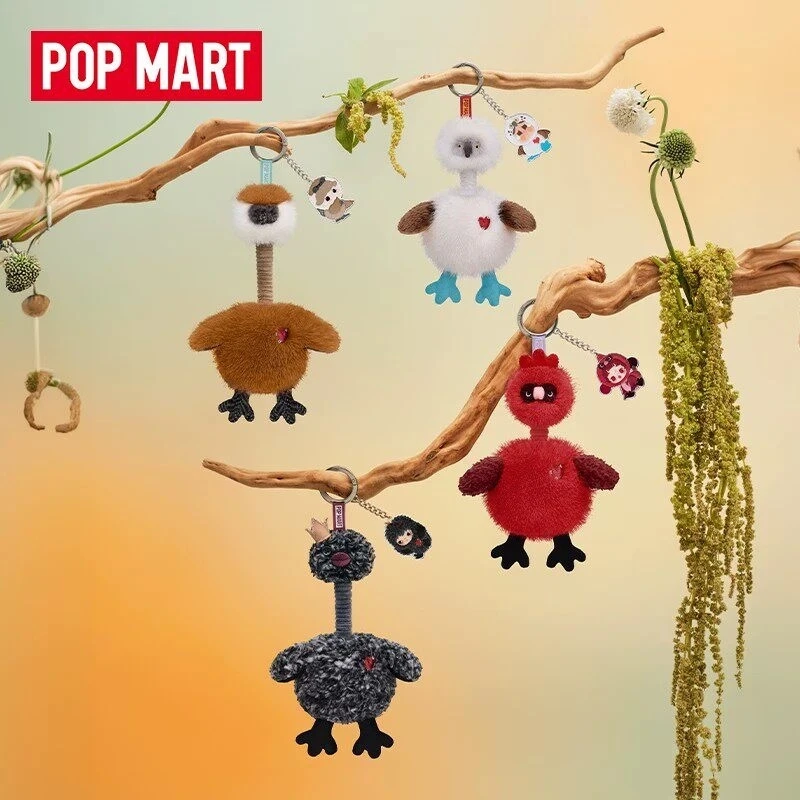 

Pop Mart Dear Birds Series Fragrance Pendant Blind Box Plush Keychain Cute Bag Charm Decorative Ornament Ideal Gift For Adults