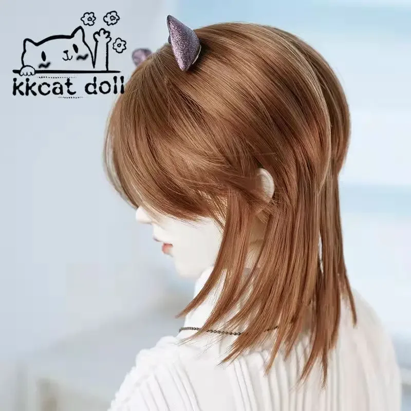 1/3 & 1/6 Doll\'s Wig Man Doll\'s Short Hair Wig Dress Up Accessories Toys