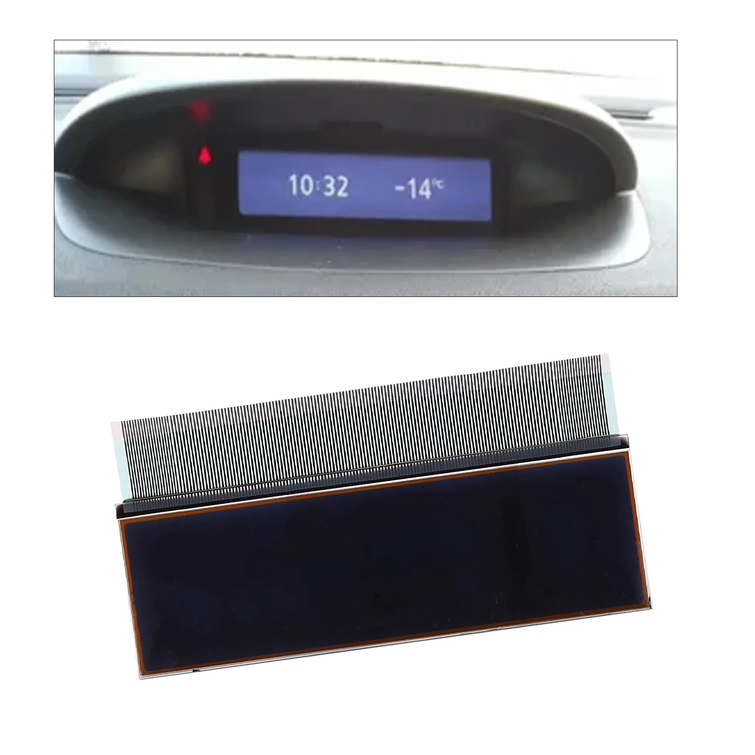 Car Central Navigator Radio LCD Display For Peugeot 206 307 Citroen C5 Xsara Picasso Instrument Cluster Screen Pixel Repair Part