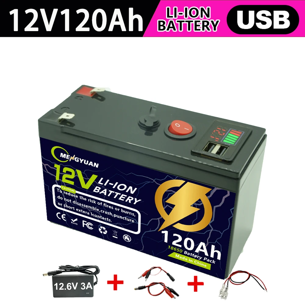 12V 150Ah Lithium LiFePO4 Deep Cycle Battery for Solar,Fish Finder, Power Wheels, Lighting, Off-Grid Applications Built-in BMS