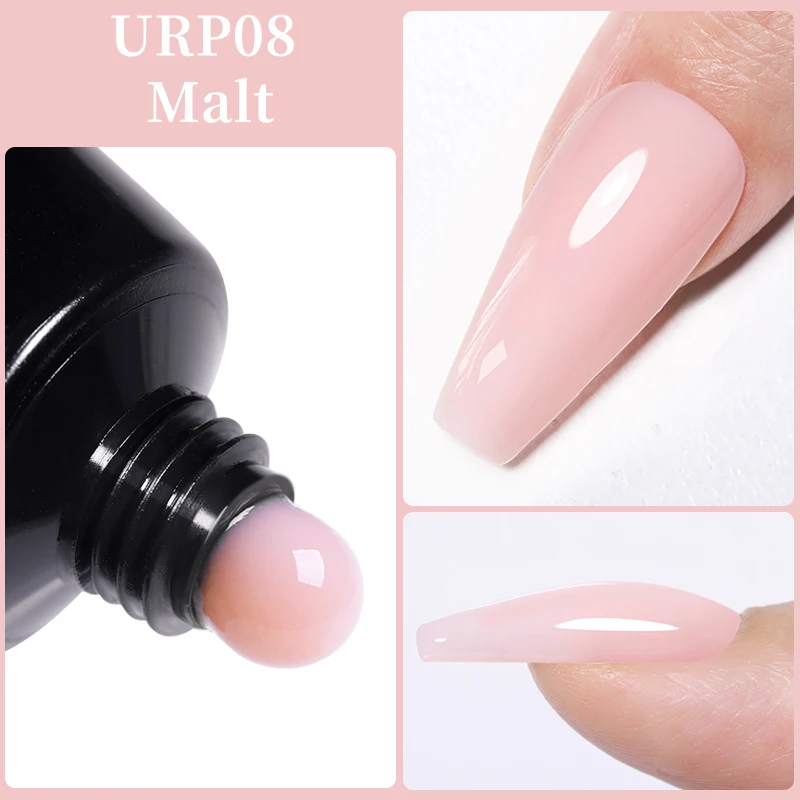 UR SUGAR 1/2PCS 15ml Nagelverlängerungsgel Soak Off UV LED Acryl Kristallweiß Klar Nude Gel Nagellack UV Baugel