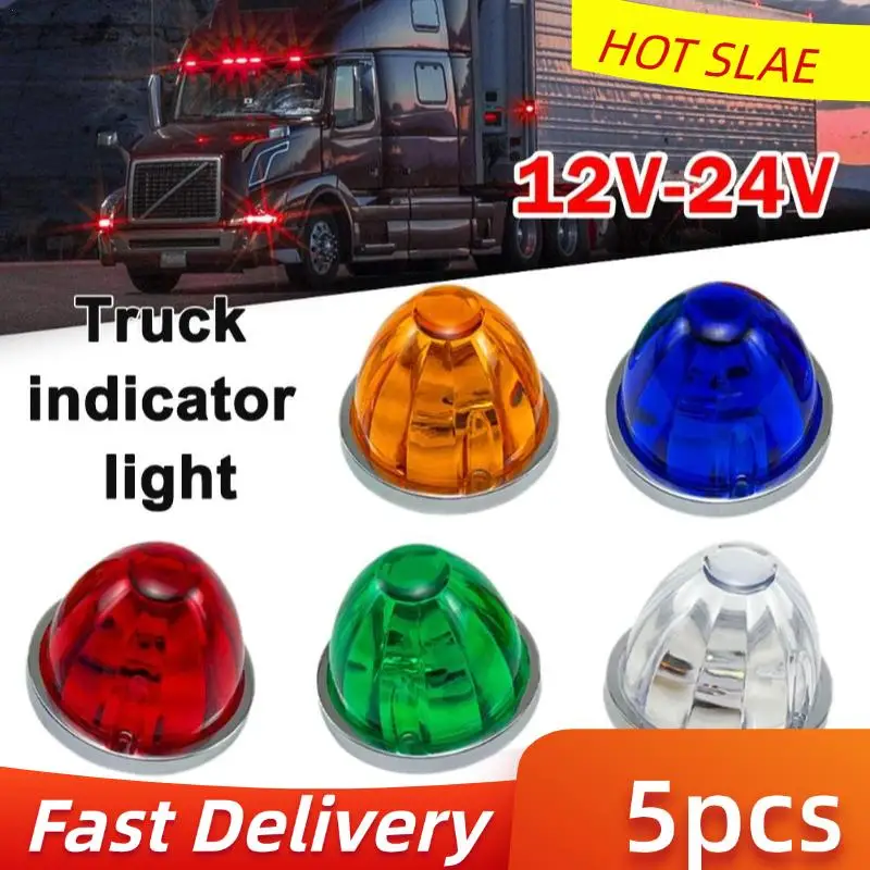 

5 шт. арбузные фонари, светодиодный боковой габаритный индикатор, указатель поворота, стоп-сигнал, полугрузовик, прицеп под светящимися колесами для грузовика