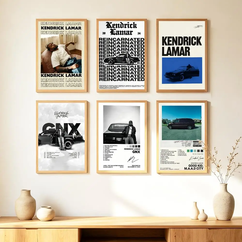 music Kendrick Lamar Poster HD Poster Warm Home Decoration Suitable for Bedroom and Living Room Gifts Giving
