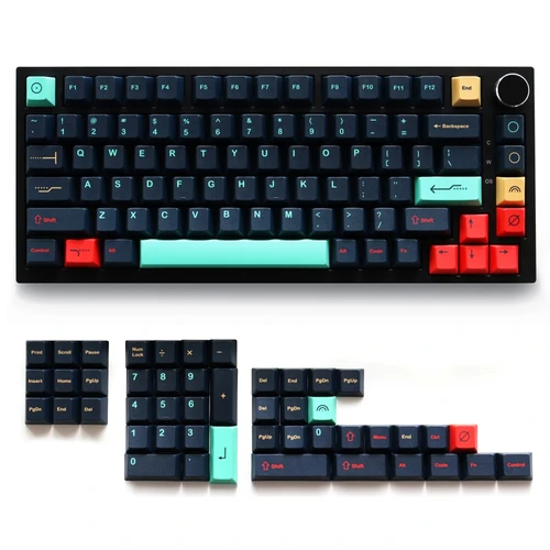 GMK Metropolis Keycaps PBT 129 teclas Cherry Profile Five Side Dye-Sub Keycaps para 61/87/104/108 Mx Switch Teclado mecánico