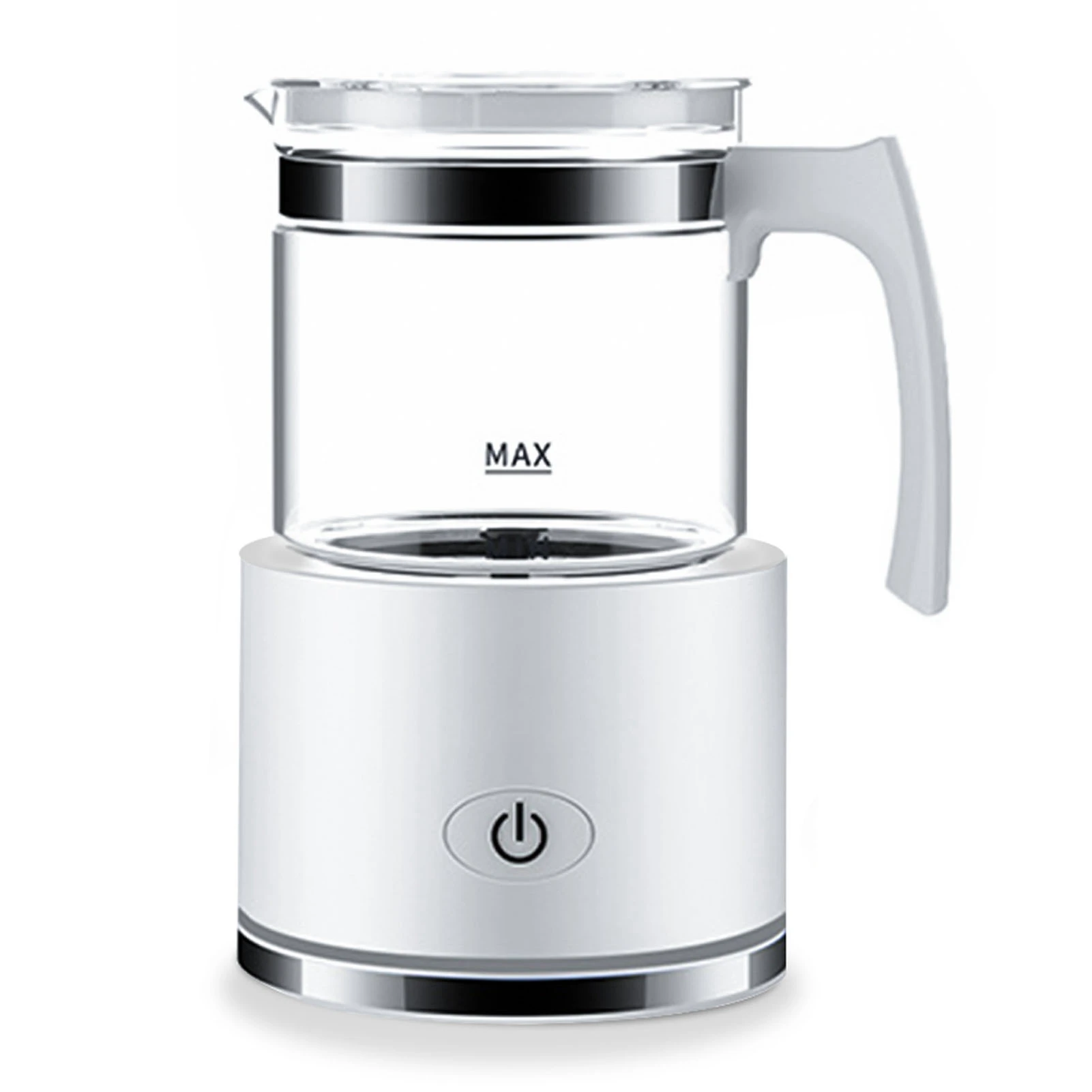 Съемный вспениватель молока 8,45 унции/250 мл Электрический вспениватель молока и пароварка с сенсорным управлением 600 Вт Бесшумная работа 2 в 1 горячий/холодный