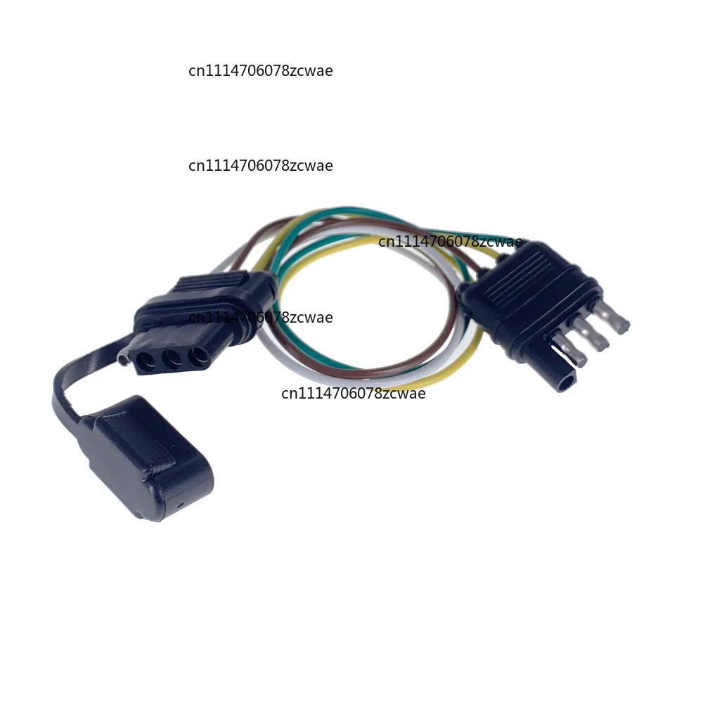 Aviation Connector Male Female Extension Spring Wire 4CH Vehicle Trailer Camera Video Cable