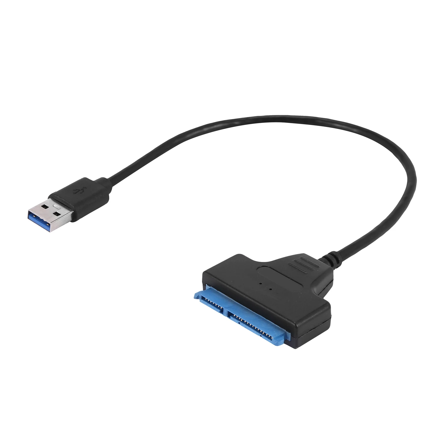 Cabo adaptador de disco rígido SATA USB 3.0 para 2,5 polegadas SATA para conversor USB 3.0-preto
