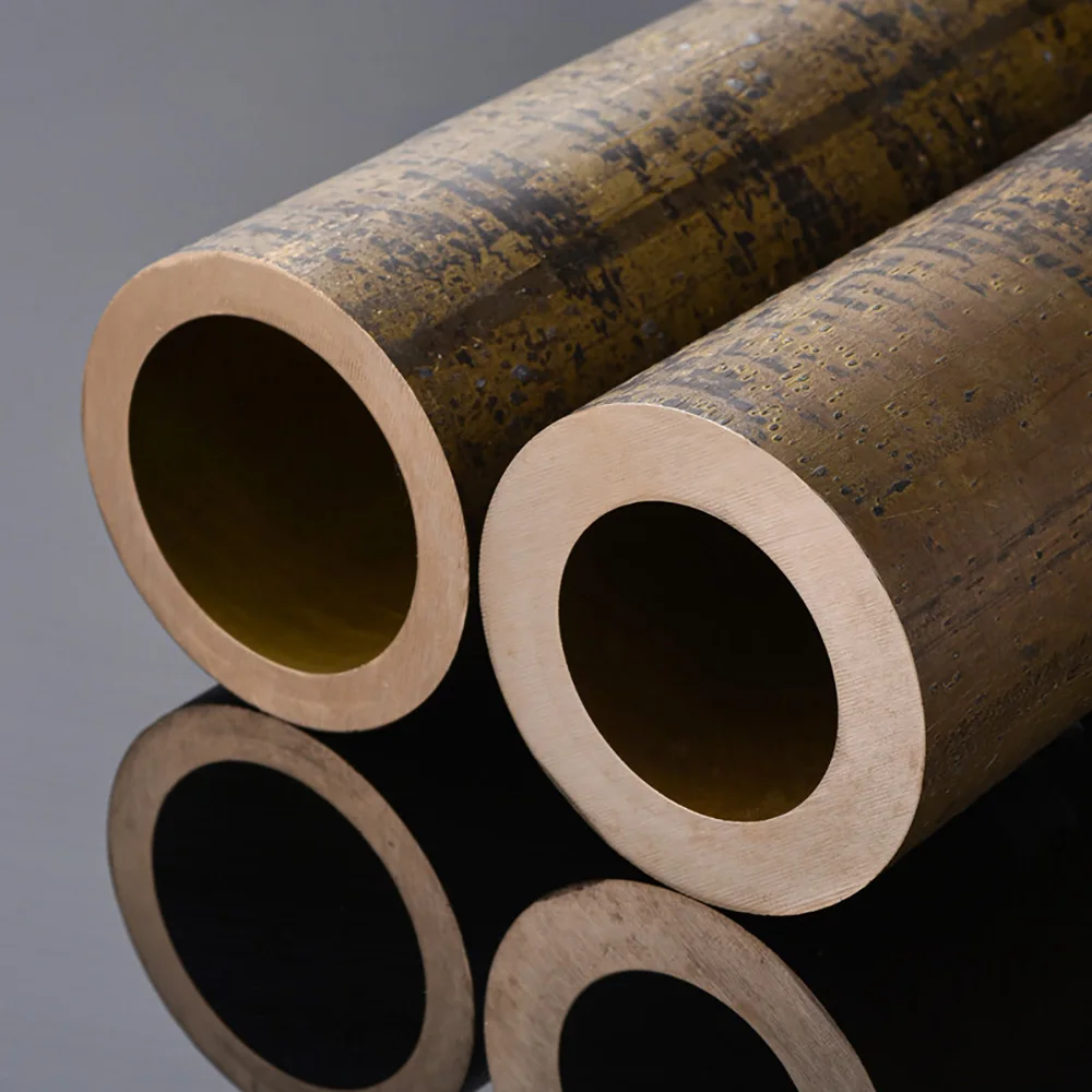 Imagem -02 - Tubo de Bronze Resistente ao Desgaste Tubulação Oca Luva de Bronze Diâmetro Exterior 25 mm 30 mm 35 mm 40 mm 45 mm 50 mm 55 mm 60 mm 65 mm Comprimento 100 mm