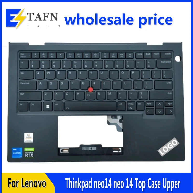 

New Original Laptop Palmrest For Thinkpad neo14 neo 14 Top Case Upper Cover With US Keyboard