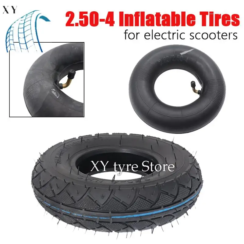 

8-дюймовая надувная шина 2.80/2.50-4, внутренняя и внешняя надувные шины для скутеров и электромобилей 2.50-4