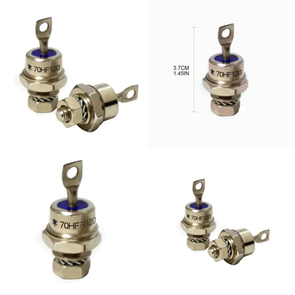 70HF120 Rectifier Diode 1200V 70A 70HFR120 Blocking Diode Chassis Mounting Replacement for Battery Charging high quality