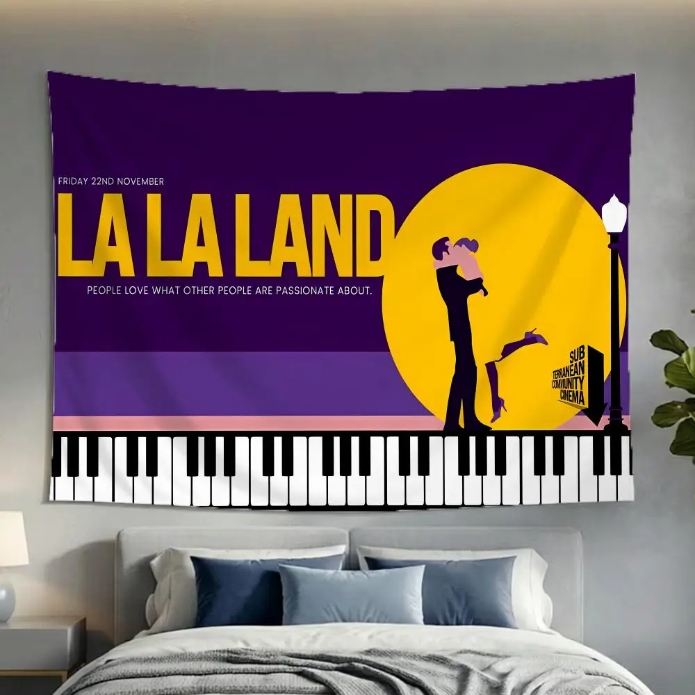 Musical Dance Cozy Casual L-La La Land Tapestry Tapestry Soft Lightweight Wall Art Decor for Living Home Room Bedroom