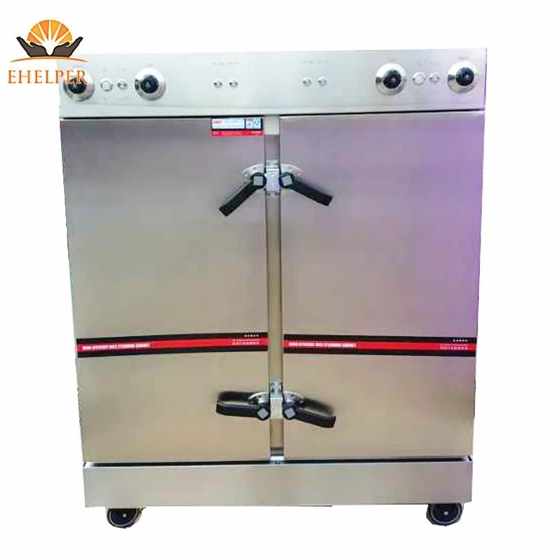 

8 12 24 48 Tray Gas/Electric At Regular Time Commercial Industrial Chicken Steamer Rice Steaming Cabinet Rice Cooking Machine