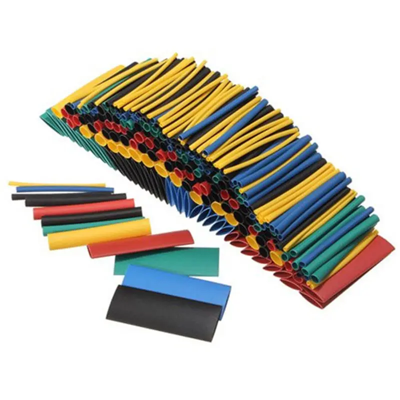 isolante de fio eletrico Thermoresistant Heat Shrink Tube Heatshrink Tubing Assorted Kit Electrical Wire